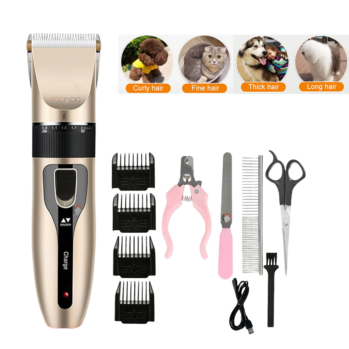 Miniatura 5 de Cortadora De Pelos Para Mascotas Inalámb